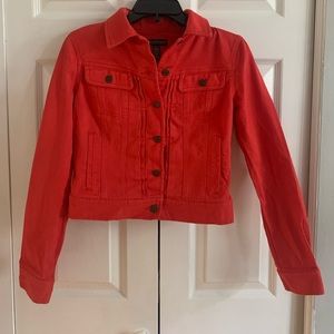 Ralph Lauren Denim Trucker Jacket Vintage Red